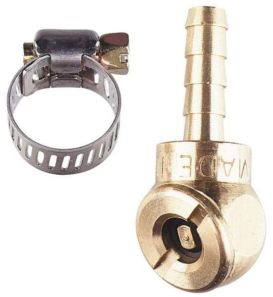 Coilhose Pneumatics - Air Hose Chuck & Worm Drive Clamp - 1/4" Thread - Makers Industrial Supply