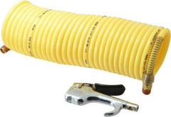 Coilhose Pneumatics - 1/4" ID Thumb Lever Blow Gun - 25' Long Hose - Makers Industrial Supply