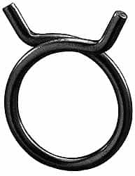 Rotor Clip - 2.31" Wide, Carbon Steel Single Wire Hose Clamp - Makers Industrial Supply