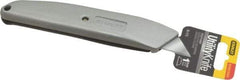 Stanley - Retractable Utility Knife - 2-7/16" Blade, Grey Zinc/Plastic Handle, 1 Blade Included - Makers Industrial Supply