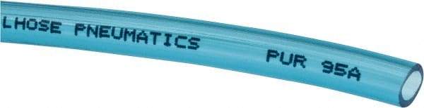 Coilhose Pneumatics - 6mm OD, Cut to Length (1000' Standard Length) Polyurethane Tube - Transparent Blue, 125 Max psi, 95 Hardness - Makers Industrial Supply