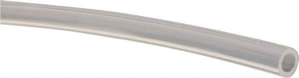 Made in USA - 1/8" ID x 3/16" OD, 1/32" Wall Thickness, Cut to Length (50' Standard Length) PTFE Tube - Translucent, 55 Hardness - Makers Industrial Supply