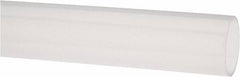 Made in USA - 7/8" ID x 31/32" OD, 3/64" Wall Thickness, Cut to Length (50' Standard Length) PTFE Tube - Translucent, 56 Hardness - Makers Industrial Supply