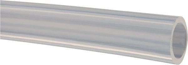 Made in USA - 3/8" ID x 1/2" OD, 1/16" Wall Thickness, Cut to Length (50' Standard Length) PTFE Tube - Translucent, 56 Hardness - Makers Industrial Supply