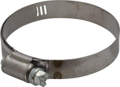 IDEAL TRIDON - SAE Size 36, 1-13/16 to 2-3/4" Diam, Stainless Steel Shielded Worm Drive Clamp - Material Grade 201, Series 613 - Makers Industrial Supply