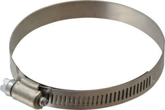 IDEAL TRIDON - SAE Size 52, 2-13/16 to 3-3/4" Diam, Stainless Steel Shielded Worm Drive Clamp - Material Grade 201, Series 613 - Makers Industrial Supply