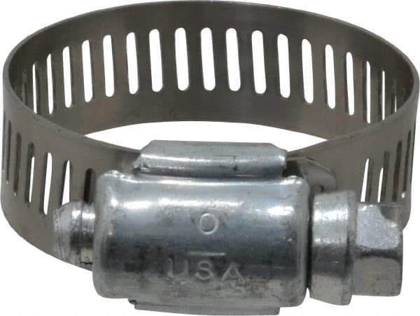 IDEAL TRIDON - SAE Size 16, 11/16 to 1-1/2" Diam, Carbon Steel Worm Drive Clamp - 1/2" Wide, Series 600 - Makers Industrial Supply