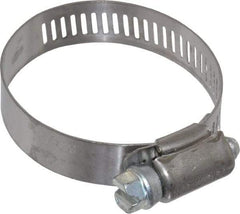 IDEAL TRIDON - SAE Size 24, 1-1/16 to 2" Diam, Stainless Steel Worm Drive Clamp - 1/2" Wide, Material Grade 201, Series 611 - Makers Industrial Supply