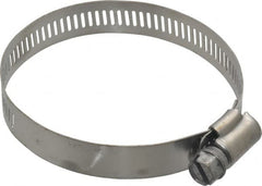 IDEAL TRIDON - SAE Size 40, 2-1/16 to 3" Diam, Stainless Steel Worm Drive Clamp - 1/2" Wide, Material Grade 201, Series 611 - Makers Industrial Supply