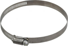 IDEAL TRIDON - SAE Size 72, 3 to 5" Diam, Stainless Steel Worm Drive Clamp - 1/2" Wide, Material Grade 201, Series 611 - Makers Industrial Supply