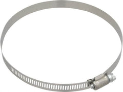 IDEAL TRIDON - SAE Size 88, 4-1/16 to 6" Diam, Stainless Steel Worm Drive Clamp - 1/2" Wide, Material Grade 201, Series 611 - Makers Industrial Supply