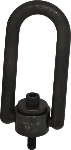 American Drill Bushing - 2,500 Lbs. Load Capacity, 3-1/2 Inch Wide x 6.87 Inch High x 4.12 Inch Opening, Extra Duty Center Pull Hoist Ring - Exact Industrial Supply