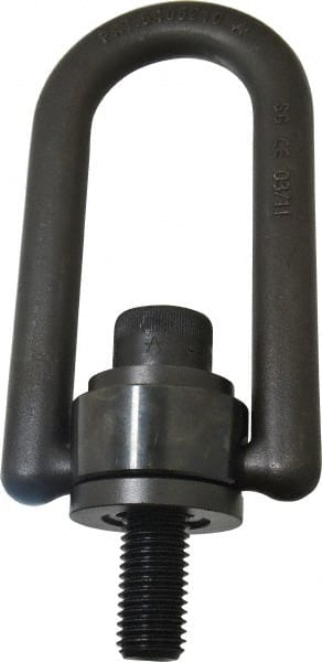 American Drill Bushing - 5,000 Lbs. Load Capacity, 3-1/2 Inch Wide x 6.87 Inch High x 3.87 Inch Opening, Extra Duty Center Pull Hoist Ring - Exact Industrial Supply