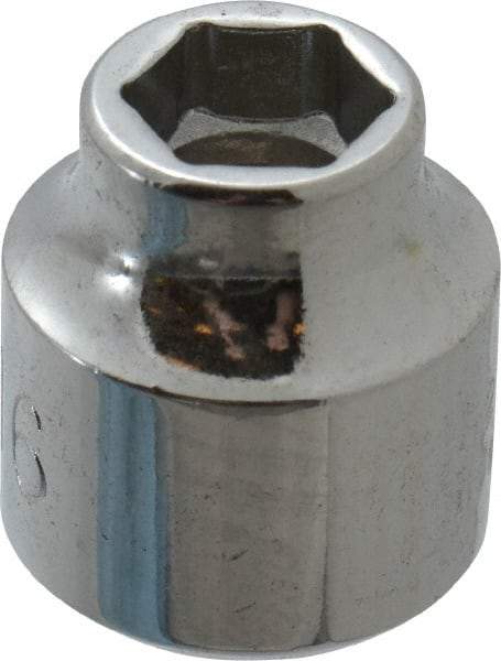 Proto - 5/16", 3/8" Drive, Standard Hand Socket - 6 Points, 3/4" OAL, Chrome Finish - Makers Industrial Supply