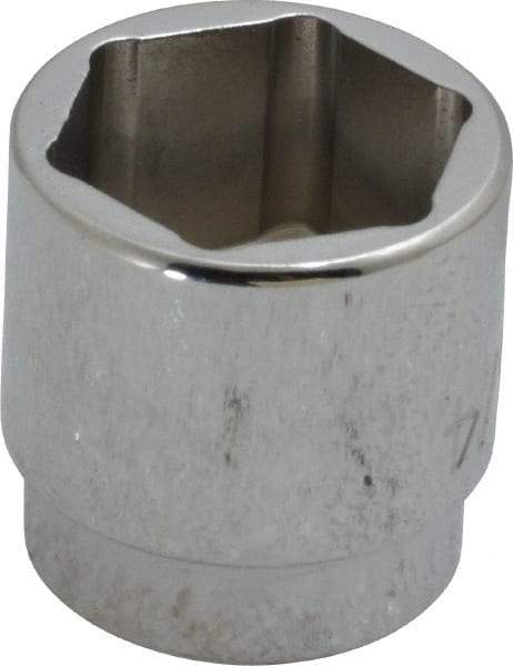 Proto - 3/4", 3/8" Drive, Standard Hand Socket - 6 Points, 15/16" OAL, Chrome Finish - Makers Industrial Supply