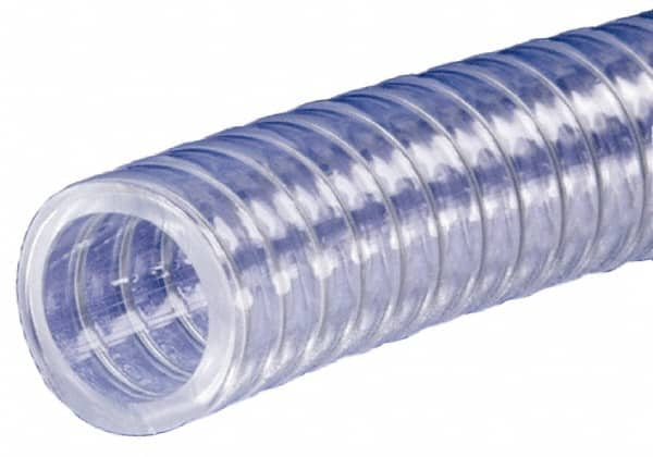 Kuriyama of America - 1-1/2" ID x 1.854" OD, 50' Long, PVC Tube - Clear, 50 Max psi - Makers Industrial Supply