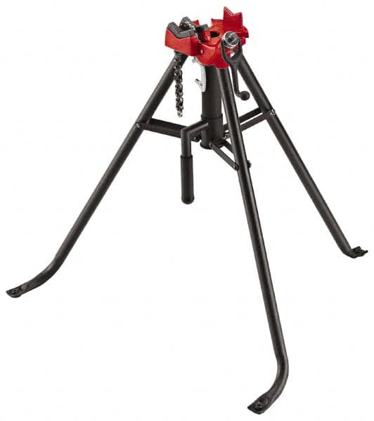 Ridgid - 1/8" to 2-1/2" Pipe Capacity, Portable Tristand Chain Vise - Makers Industrial Supply