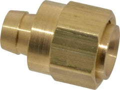 Dixon Valve & Coupling - 3/4 UNF Thread Hose Barb x Female 45° SAE/37° JIC Swivel Connector - 1/2" ID Hose x 1/2" OD Hose, Brass - Makers Industrial Supply