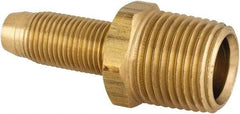 Dixon Valve & Coupling - 1/2 NPTF, Reusable Hose Male Stem - 3/8" Hose ID - Makers Industrial Supply