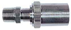 Dixon Valve & Coupling - 3/8 NPTF, Reusable Hose Male Fitting - 5/16" Hose ID x 9/16" Hose OD - Makers Industrial Supply