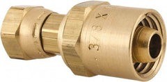 Dixon Valve & Coupling - 1/4 NPSM, Reusable Hose Female Swivel Fitting - 3/8" Hose ID x 11/16" Hose OD - Makers Industrial Supply