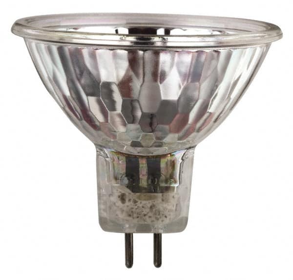 Philips - 50 Watt Halogen Commercial/Industrial 2 Pin Lamp - 3,100°K Color Temp, 850 Lumens, 12 Volts, Dimmable, MR16, 3,000 hr Avg Life - Makers Industrial Supply