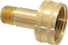 Cerro - 1/4 MPT & 3/4 FGHT Garden Hose Fitting - Brass, Female Hose to Male Pipe Swivel Connector - Makers Industrial Supply