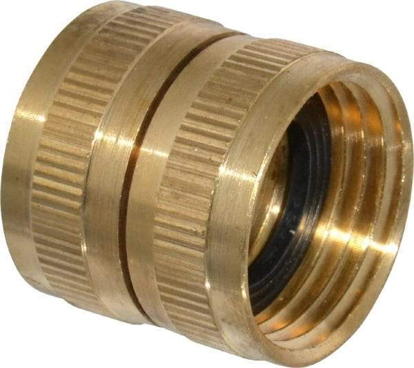 Cerro - 3/4 NH Garden Hose Fitting - Brass, Female Hose to Female Hose Swivel Connector - Makers Industrial Supply