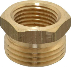 Cerro - 1/2 FPT & 3/4 MGHT Garden Hose Fitting - Brass, Male Hose to Female Pipe Connector - Makers Industrial Supply