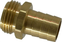 Dixon Valve & Coupling - 3/4 NH Garden Hose Fitting - Brass, Short Shank Male Connector - Makers Industrial Supply