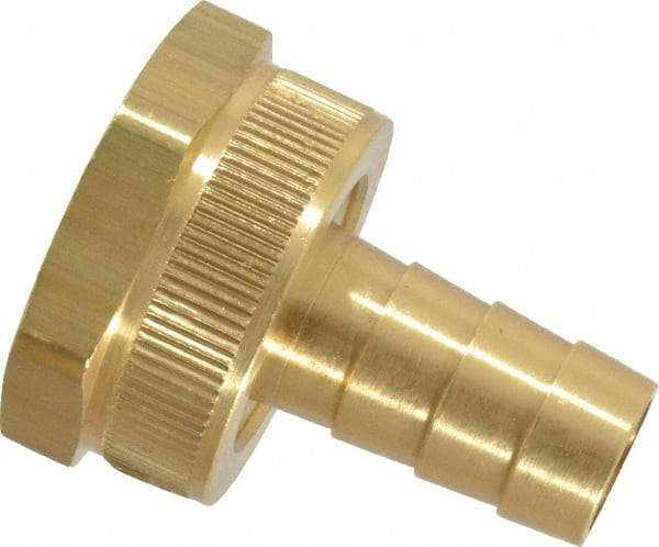 Dixon Valve & Coupling - 3/4 NH Garden Hose Fitting - Brass, Short Shank Female Swivel Connector - Makers Industrial Supply