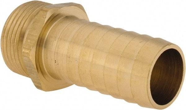 Dixon Valve & Coupling - 1 NH Garden Hose Fitting - Brass, Long Shank Male Connector - Makers Industrial Supply