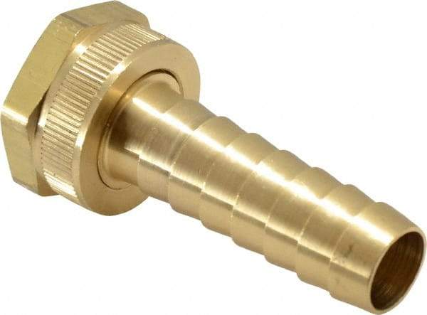 Dixon Valve & Coupling - 3/4 NH Garden Hose Fitting - Brass, Long Shank Female Swivel Connector - Makers Industrial Supply