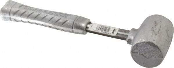 American Hammer - 6 Lb Head 2" Face Lead Alloy Nonmarring Lead Hammer - 12" OAL, Aluminum Handle - Makers Industrial Supply