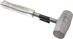 American Hammer - 7 Lb Head 2" Face Lead Alloy Nonmarring Lead Hammer - 13-1/2" OAL, Aluminum Handle - Makers Industrial Supply