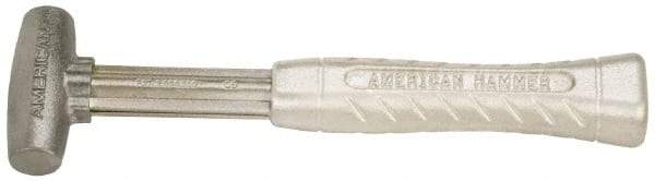 American Hammer - 1 Lb Head 1" Face Zinc Aluminum Alloy Nonmarring Hammer - 11-1/2" OAL, Aluminum Handle - Makers Industrial Supply