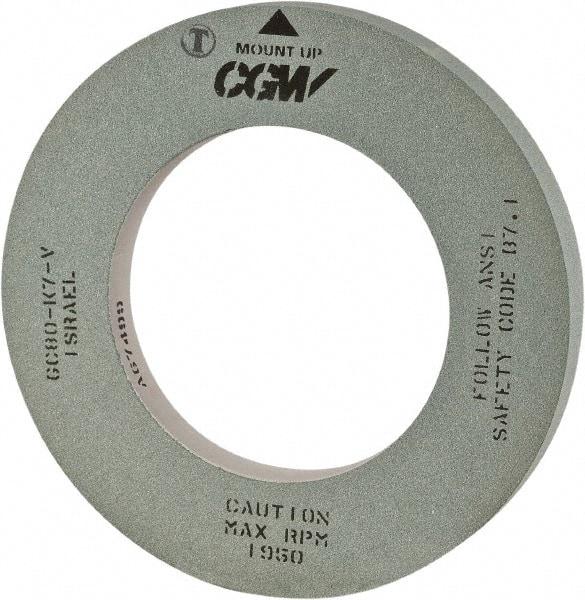 Camel Grinding Wheels - 24" Diam x 12" Hole x 2" Wide Centerless & Cylindrical Grinding Wheel - 60 Grit, Aluminum Oxide, Type 1, Vitrified Bond, No Recess - Makers Industrial Supply