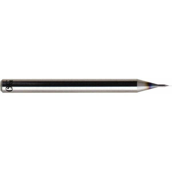 OSG - 0.08mm, 120° Point, Solid Carbide Micro Drill Bit - Makers Industrial Supply