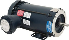 Leeson - 1 hp 1,800 Max RPM Explosion Proof Motor - 56C NEMA Frame, 230/460 Volts, 85.5% Efficiency at Full Load - Makers Industrial Supply