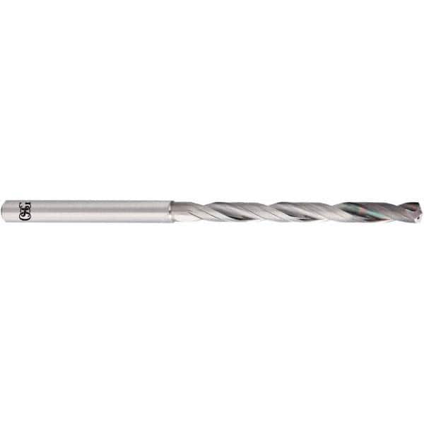 OSG - 5.9mm 140° Spiral Flute Solid Carbide Taper Length Drill Bit - Makers Industrial Supply