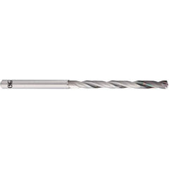 OSG - 6.2mm 140° Spiral Flute Solid Carbide Taper Length Drill Bit - Makers Industrial Supply