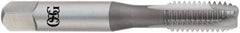 OSG - 5/8-18 UNF, H4, 3 Flutes, Plug Chamfer, Bright Finish, High Speed Steel Spiral Point STI Tap - 4-1/4" OAL, 0.59" Shank Diam, 2" Thread Length, 0.442" Square Size, 2B Class of Fit, Series 125 - Exact Industrial Supply