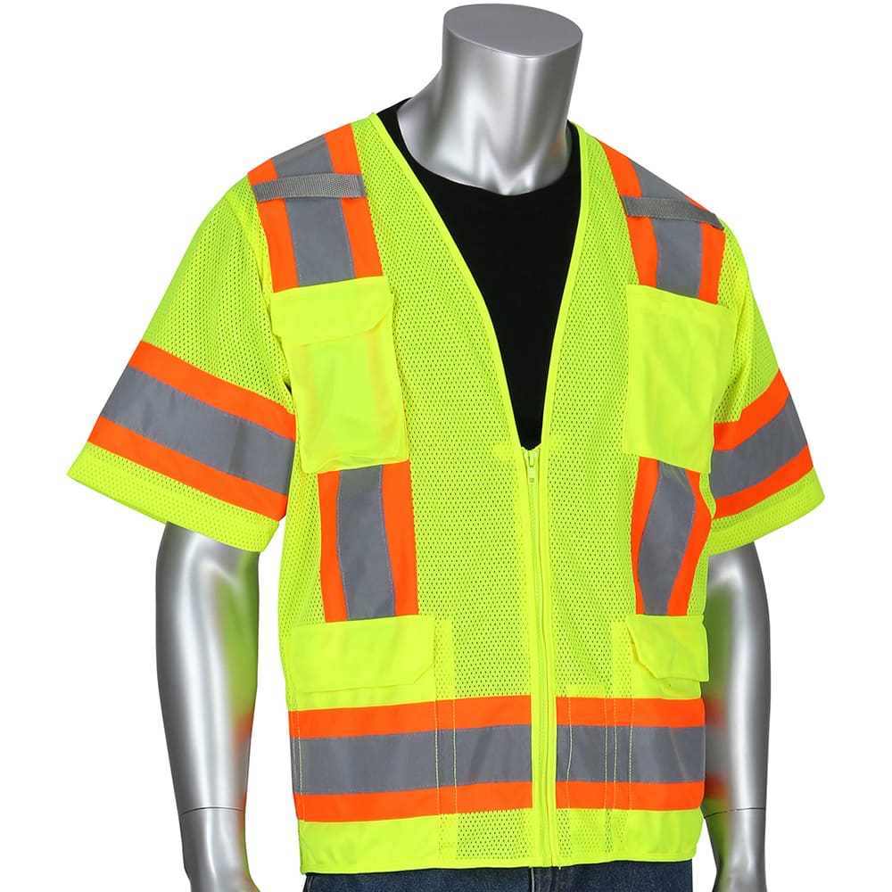 PIP - High Visibility Vests Vest Style: Surveyor's Vest Type: Hi Visibility - Makers Industrial Supply