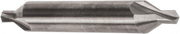 Precision Twist Drill - #2 Plain Cut 60° Incl Angle Solid Carbide Combo Drill & Countersink - Makers Industrial Supply