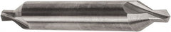 Precision Twist Drill - #1 Plain Cut 60° Incl Angle Solid Carbide Combo Drill & Countersink - Makers Industrial Supply