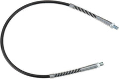 lumax - 30" Long, 10,000 psi Operating Pressure, Thermoplastic Grease Gun Hose - NPT - Makers Industrial Supply