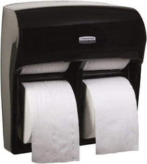 Kimberly-Clark Professional - Standard Four Roll Plastic Toilet Tissue Dispenser - 12-5/16" Wide x 13-9/16" High x 6-7/8" Deep, Black - Makers Industrial Supply