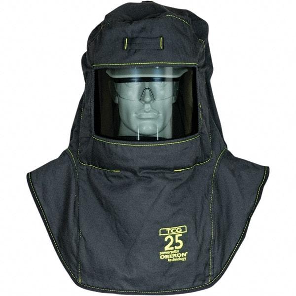 Oberon - Arc Flash & FR Hoods Hood Type: Arc Flash Protection Hood Style: Hood with Neck and Shoulder Drape - Makers Industrial Supply