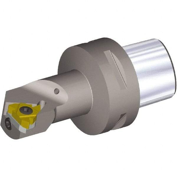 Kennametal - Insert Style LT16NR, 90mm Head Length, Right Hand Cut, Internal Modular Threading Cutting Unit Head - System Size PSC63, 22mm Center to Cutting Edge, Series PSC - Makers Industrial Supply