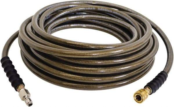 Simpson - 4,500 Max psi 2 Piece Pressure Washer Hose - 200' Long, Polyurethane, 3/8 NPT, Female & Male - Makers Industrial Supply